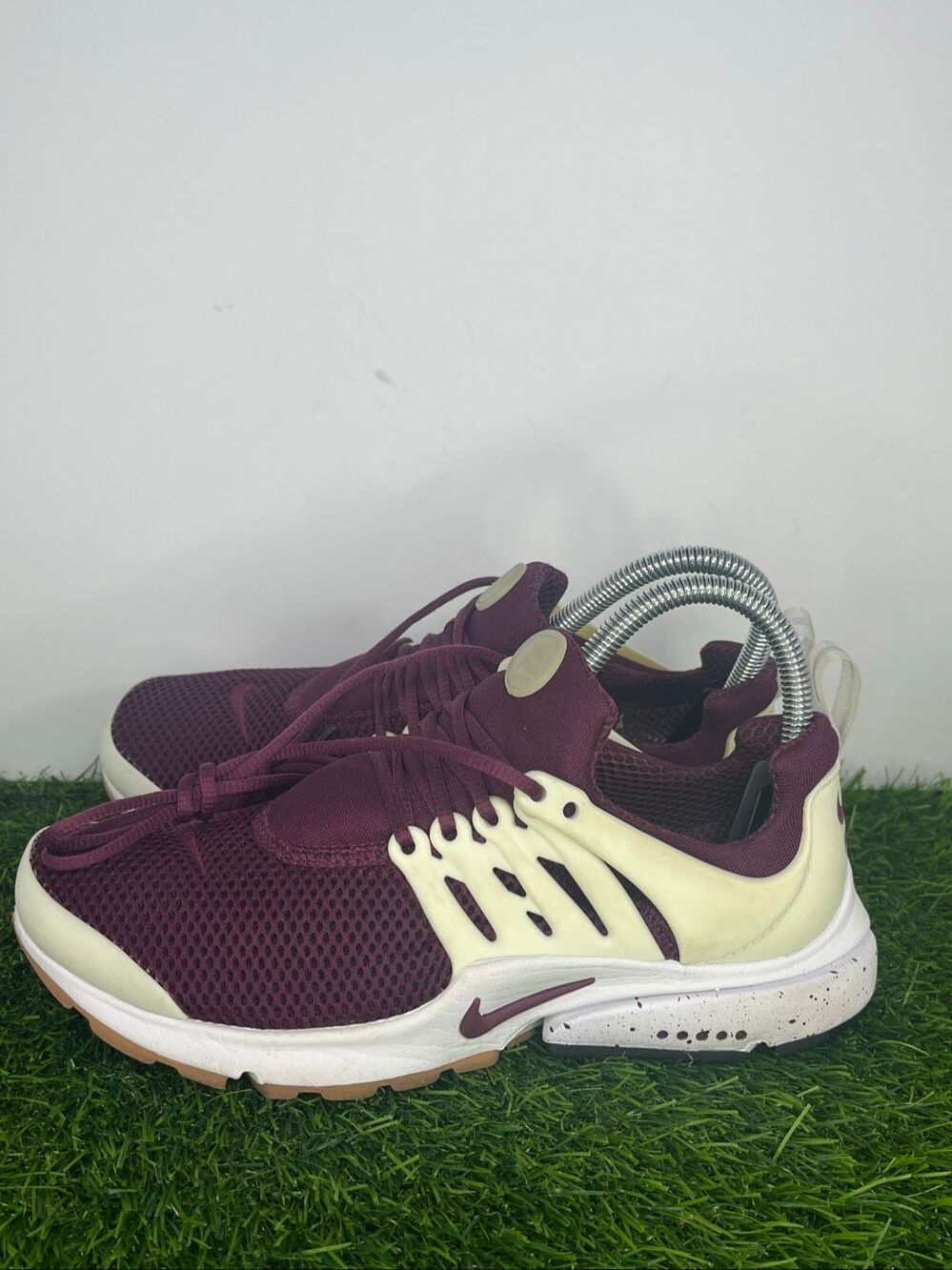 Nike Air Presto Burgundy Cream Women’s Size 8 (454440-998) Running Shoes